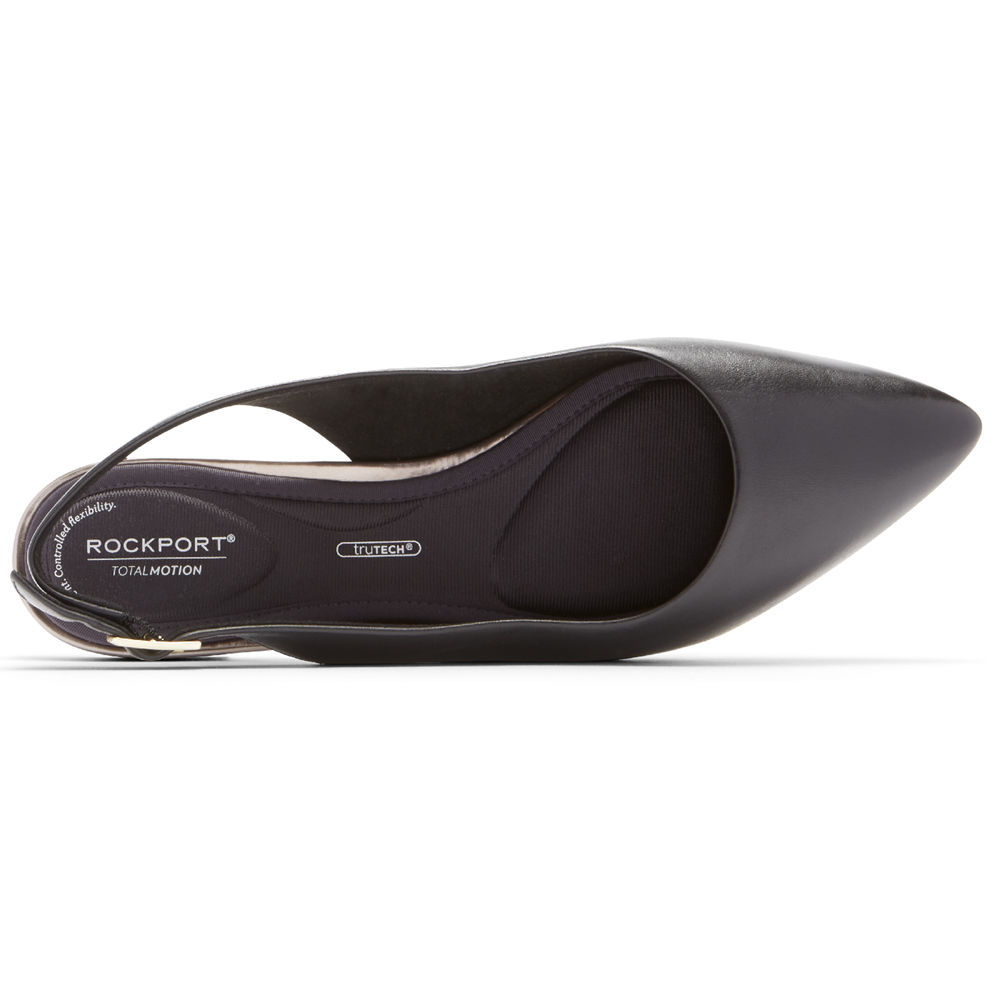 Slingback Rockport Mujer Mexico - Total Motion Adelyn Negros - VLBEG3769